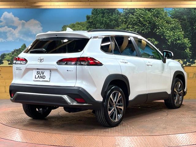 カローラクロス ハイブリッド Z ガラスルーフ 全周囲カメラ 10型ナビ トヨタチームメイト 禁煙車 電動リアゲート 衝突軽減 レーダークルーズ パワーシート ドラレコ コーナーセンサー スマートキー LEDヘッド ETC(17枚目)