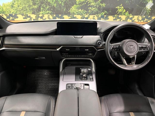 CX-60 XD-ハイブリッド エクスクルーシブスポーツ パノラマルーフ 12型ナビ 全周囲カメラ BOSE シートベンチレーション 禁煙車 ブラインドスポットモニター パワーシート レーダークルーズ 衝突軽減 ステアリングヒーター フルセグパワーバックドア(2枚目)