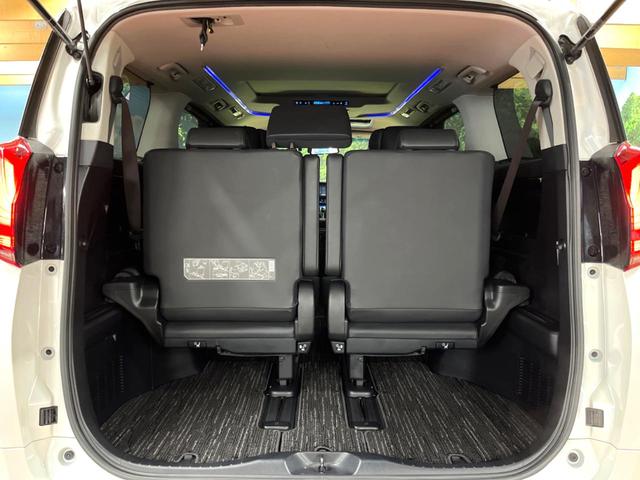 アルファード 2.5S Cパッケージ サンルーフ モデリスタエアロ 後席モニター 9型ナビ 禁煙車 両側パワスラ パワーバックドア シートエアコン 3眼LEDヘッド セーフティセンス レーダークルーズ 純正18アルミ フルセグTV ETC(11枚目)