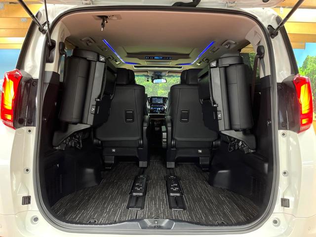 アルファード 2.5S Cパッケージ サンルーフ モデリスタエアロ 後席モニター 9型ナビ 禁煙車 両側パワスラ パワーバックドア シートエアコン 3眼LEDヘッド セーフティセンス レーダークルーズ 純正18アルミ フルセグTV ETC(27枚目)