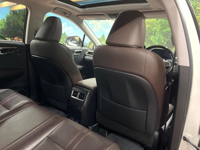 RX RX450h バージョンL サンルーフ 12型ナビ 全周囲カメラ レーダークルーズ ブラインドスポットモニター パワーバックドア シートエアコン 3眼LEDヘッド 100V電源 純正20インチアルミ ヘッドアップディスプレイ(29枚目)