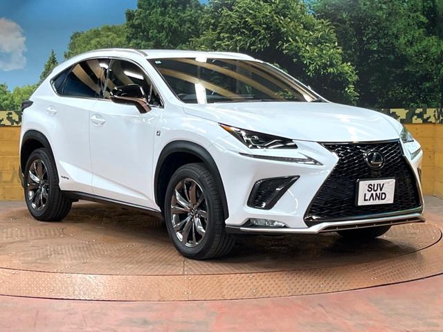 NX NX300h Fスポーツ 4WD 10型ナビ 全周囲カメラ ルーフレール 3眼LEDヘッド 禁煙車 黒革シート パワーバックドア シートエアコン レクサスセーフティ レーダークルーズ BSM クリアランスソナー 純正18アルミ(16枚目)