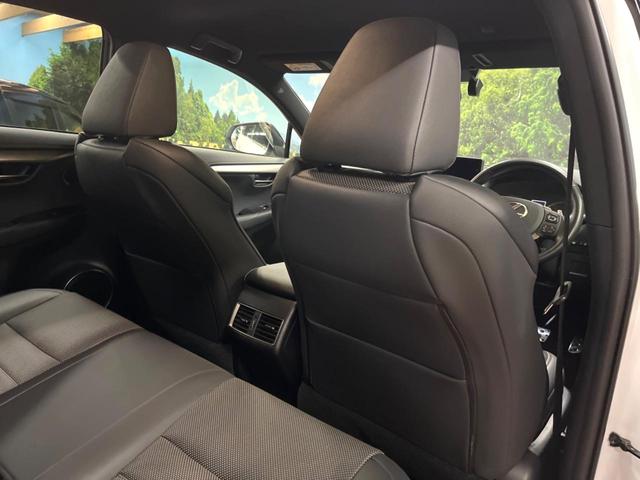 NX NX300h Fスポーツ 4WD 10型ナビ 全周囲カメラ ルーフレール 3眼LEDヘッド 禁煙車 黒革シート パワーバックドア シートエアコン レクサスセーフティ レーダークルーズ BSM クリアランスソナー 純正18アルミ(31枚目)