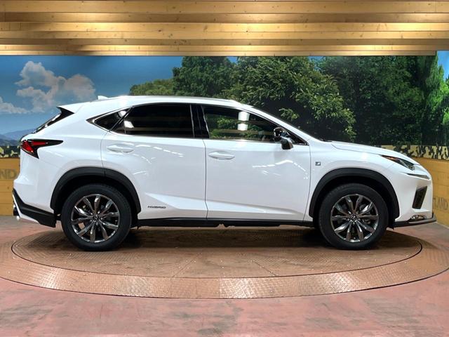 NX NX300h Fスポーツ 4WD 10型ナビ 全周囲カメラ ルーフレール 3眼LEDヘッド 禁煙車 黒革シート パワーバックドア シートエアコン レクサスセーフティ レーダークルーズ BSM クリアランスソナー 純正18アルミ(64枚目)