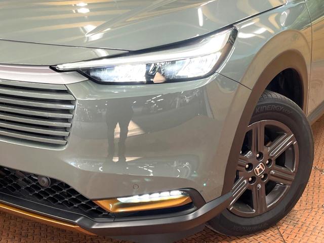 ヴェゼル e:HEV X・HuNTパッケージ 禁煙車 純正SDナビ 衝突被害軽減システム レーダークルーズ コーナーセンサー ハーフレザーシート ドラレコ バックカメラ スマートキー LEDヘッド ナビ連動ETC オートハイビーム 車線逸脱警報(12枚目)
