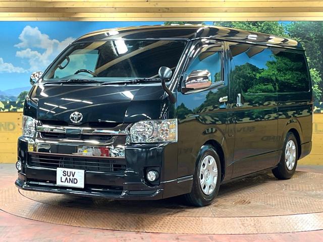 ハイエースバン スーパーGL ダークプライムII モデリスタエアロ SDナビ フルセグTV バックカメラ 両側パワスラ 衝突軽減 車線逸脱警報 オートハイビーム ETC LEDヘッド AC100V電源 スマートキー オートエアコン 電動格納ミラー(48枚目)