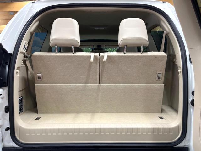 ランドクルーザープラド TX Lパッケージ マットブラックエディション サンルーフ メーカーナビ 全周囲カメラ 7人 ブラインドスポットモニター 純正サイドステップ 寒冷地仕様 禁煙車 ベージュ革シート レーダークルーズ シートベンチレーション セーフティセンス ETC(11枚目)