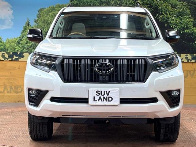 ランドクルーザープラド TX Lパッケージ マットブラックエディション サンルーフ メーカーナビ 全周囲カメラ 7人 ブラインドスポットモニター 純正サイドステップ 寒冷地仕様 禁煙車 ベージュ革シート レーダークルーズ シートベンチレーション セーフティセンス ETC(15枚目)