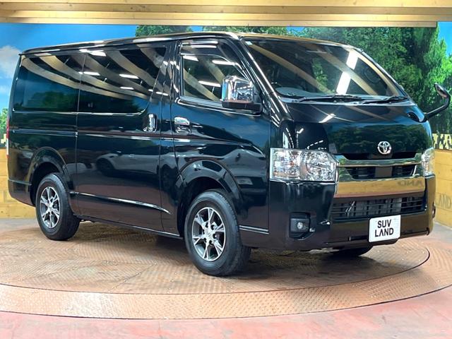 ハイエースバン スーパーGL ダークプライムII 後席モニター SDナビ 全周囲カメラ 両側パワスラ 禁煙車 フルセグTV 衝突軽減 LEDヘッド 純正15アルミ ハーフレザーシート 車線逸脱警報 オートハイビーム コーナーセンサー ETC2.0(16枚目)