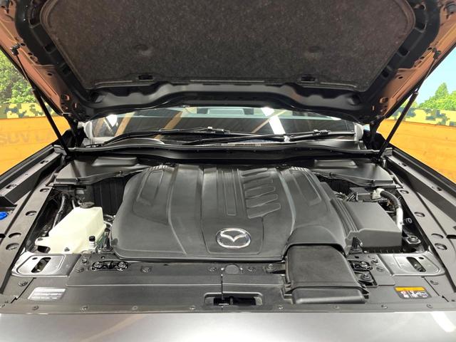 CX-80 XD Lパッケージ パノラマルーフ BOSEサウンド 12型ナビ 全周囲カメラ ルーフレール 6人乗り 後席ウォークスルー 禁煙車 白革シート シートヒーター パワーバックドア BSM 純正20アルミ LEDヘッド(18枚目)