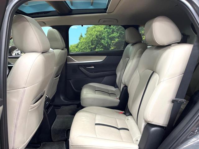CX-80 XD Lパッケージ パノラマルーフ BOSEサウンド 12型ナビ 全周囲カメラ ルーフレール 6人乗り 後席ウォークスルー 禁煙車 白革シート シートヒーター パワーバックドア BSM 純正20アルミ LEDヘッド(54枚目)