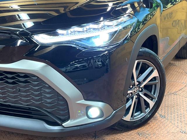 カローラクロス ハイブリッド Z ガラスルーフ 10型ナビ 全周囲カメラ 禁煙車 トヨタチームメイト ブラインドスポットモニター パワーバックドア シートヒーター レーダークルーズ セーフティセンス 純正18インチアルミ LEDヘッド(12枚目)