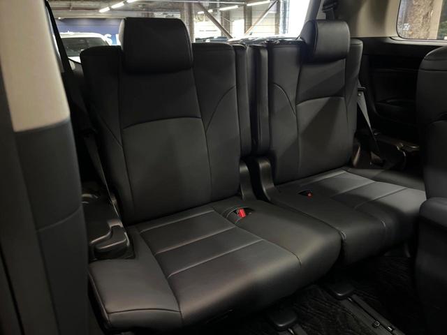 アルファード 2.5S Cパッケージ サンルーフ TRDフルエアロ 両側電動ドア 後席モニター レーダークルーズ バックカメラ 衝突被害軽減システム 禁煙車 電動リアゲート レザー調シート 前席シートエアコン ドラレコ コーナーセンサー(10枚目)