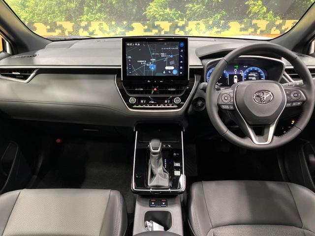 カローラクロス ハイブリッド Z ガラスルーフ トヨタチームメイト ブラインドスポットモニター 10型ナビ 全周囲カメラ レーダークルーズ ハンズフリーパワーバックドア 100V電源 シートベンチレーション 純正18インチアルミ(2枚目)