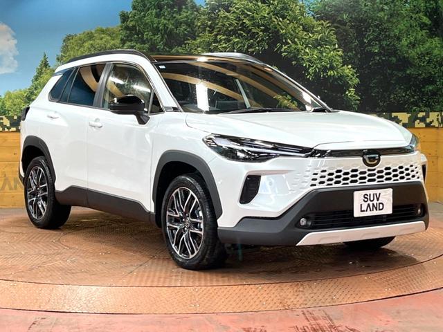 カローラクロス ハイブリッド Z ガラスルーフ トヨタチームメイト ブラインドスポットモニター 10型ナビ 全周囲カメラ レーダークルーズ ハンズフリーパワーバックドア 100V電源 シートベンチレーション 純正18インチアルミ(16枚目)