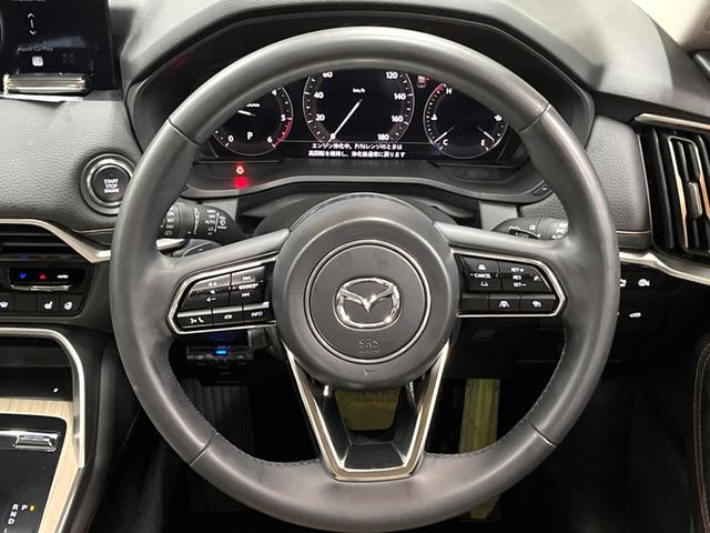 CX-80 XD Lパッケージ パノラマサンルーフ BOSEサウンド 禁煙車 12型ナビ 全周囲カメラ 後席ウォークスルー ブラインドスポットモニター パワーバックドア 衝突軽減 ステアリングヒーター クリアランスソナー フルセグ(12枚目)