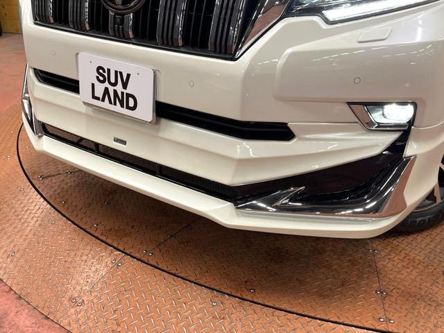ランドクルーザープラド TX Lパッケージ モデリスタエアロ 禁煙車 メーカーナビ 全周囲カメラ ディーゼル ブラインドスポットモニター 衝突軽減 レーダークルーズ 黒革シート シートエアコン ドラレコ コーナーセンサー LEDヘッド ETC(3枚目)