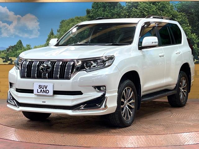 ランドクルーザープラド TX Lパッケージ モデリスタエアロ 禁煙車 メーカーナビ 全周囲カメラ ディーゼル ブラインドスポットモニター 衝突軽減 レーダークルーズ 黒革シート シートエアコン ドラレコ コーナーセンサー LEDヘッド ETC(63枚目)