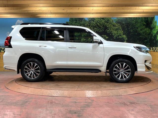 ランドクルーザープラド TX Lパッケージ モデリスタエアロ 禁煙車 メーカーナビ 全周囲カメラ ディーゼル ブラインドスポットモニター 衝突軽減 レーダークルーズ 黒革シート シートエアコン ドラレコ コーナーセンサー LEDヘッド ETC(64枚目)