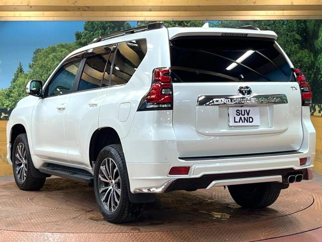 ランドクルーザープラド TX Lパッケージ モデリスタエアロ 禁煙車 メーカーナビ 全周囲カメラ ディーゼル ブラインドスポットモニター 衝突軽減 レーダークルーズ 黒革シート シートエアコン ドラレコ コーナーセンサー LEDヘッド ETC(65枚目)