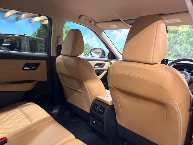 エクストレイル G e-4ORCE 禁煙車 12型ナビ 全周囲カメラ インテリジェントルームミラー タンナッパ革シート パワーバックドア プロパイロット AC100V電源 シートヒーター ステアリングヒーター シルバールーフレール(47枚目)