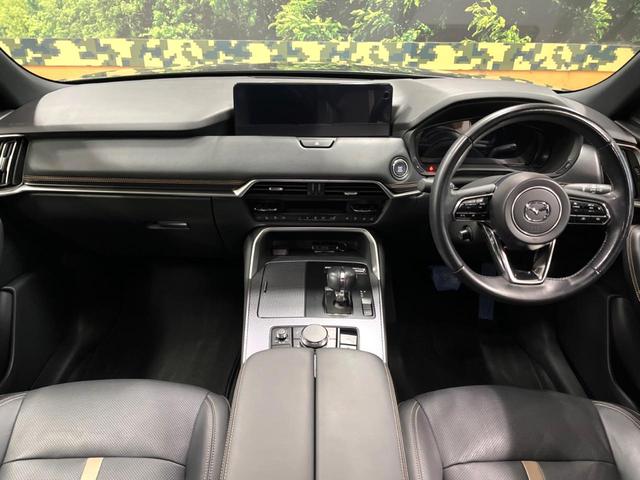 ＣＸ－６０ ２５Ｓ　エクスクルーシブモード　ＢＯＳＥサウンド　１２型ナビ　全周囲カメラ　禁煙車　黒革シート　シートエアコン　パワーバックドア　衝突軽減　レーダークルーズ　ブラインドスポットモニター　ヘッドアップディスプレイ　純正２０アルミ（2枚目）