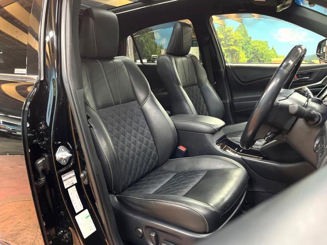 ハリアー プレミアム 禁煙車 サンルーフ 純正9型ナビ バックカメラ 衝突被害軽減システム 電動リアゲート ハーフレザーシート パワーシート コーナーセンサー スマートキー LEDヘッド ビルトインETC クルコン(8枚目)