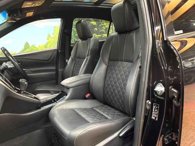 ハリアー プレミアム 禁煙車 サンルーフ 純正9型ナビ バックカメラ 衝突被害軽減システム 電動リアゲート ハーフレザーシート パワーシート コーナーセンサー スマートキー LEDヘッド ビルトインETC クルコン(22枚目)