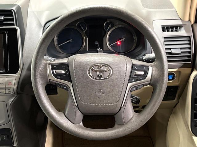 ランドクルーザープラド TX 禁煙車 9型ナビ バックカメラ セーフティセンス レーダークルーズ レーンアシスト コーナーセンサー LEDヘッド ETC オートハイビーム オートエアコン フルセグ Bluetooth接続(11枚目)