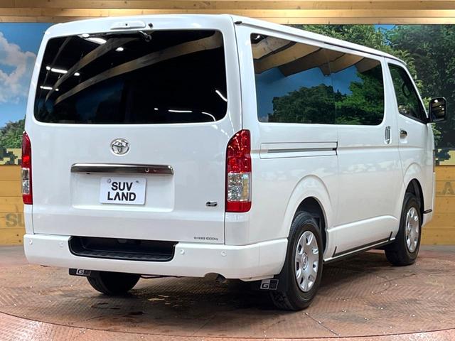 ハイエースバン ロングスーパーGL ダークプライムS 禁煙車 4WD SDナビ 全周囲カメラ 両側パワスラ デジタルインナーミラー 衝突軽減 オートハイビーム LEDヘッド フルセグTV ETC2.0 ハーフレザーシート クリアランスソナー(17枚目)