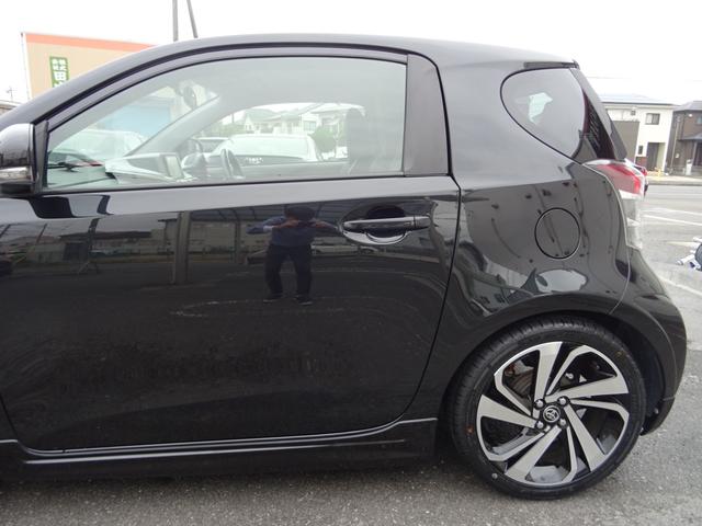 iQ 100G レザーパッケージ モデリスタエアロ 新品タイヤ マフラー 17AW ハーフレザー ローダウン HDDナビ DVD再生 ETC HIDライト Pスタート スマートキー フォグランプ(34枚目)