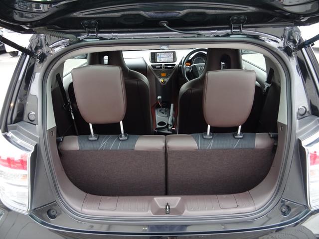 iQ 100G レザーパッケージ モデリスタエアロ 新品タイヤ マフラー 17AW ハーフレザー ローダウン HDDナビ DVD再生 ETC HIDライト Pスタート スマートキー フォグランプ(51枚目)