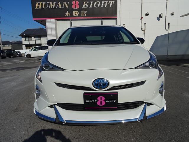 プリウス Ｓセーフティプラス　１年保証　新品ロクサーニ１９ＡＷ　フルエアロ　クルコン　専用シートカバー　クリアランスソナー　レーンアシスト　ドラレコ　新品タイヤ　メモリーナビ　Ｂカメラ　ＤＶＤ再生　ＣＤ録音　ブルートゥース　ＥＴＣ（6枚目）