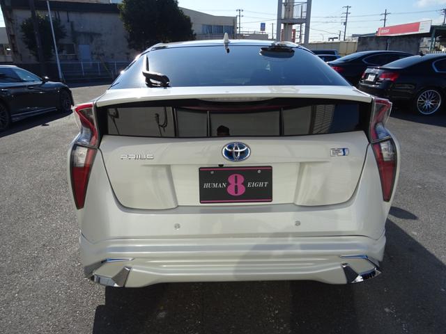 プリウス Ｓセーフティプラス　１年保証　新品ロクサーニ１９ＡＷ　フルエアロ　クルコン　専用シートカバー　クリアランスソナー　レーンアシスト　ドラレコ　新品タイヤ　メモリーナビ　Ｂカメラ　ＤＶＤ再生　ＣＤ録音　ブルートゥース　ＥＴＣ（11枚目）