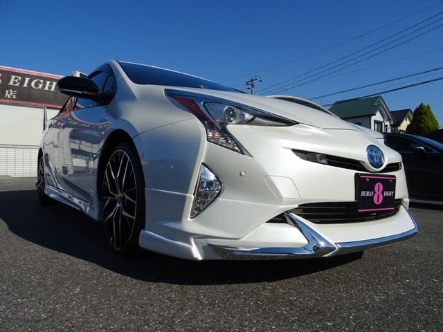 プリウス Ｓセーフティプラス　１年保証　新品ロクサーニ１９ＡＷ　フルエアロ　クルコン　専用シートカバー　クリアランスソナー　レーンアシスト　ドラレコ　新品タイヤ　メモリーナビ　Ｂカメラ　ＤＶＤ再生　ＣＤ録音　ブルートゥース　ＥＴＣ（25枚目）