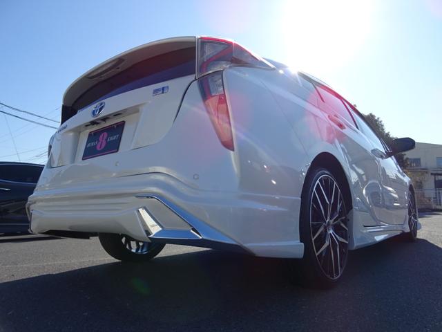 プリウス Ｓセーフティプラス　１年保証　新品ロクサーニ１９ＡＷ　フルエアロ　クルコン　専用シートカバー　クリアランスソナー　レーンアシスト　ドラレコ　新品タイヤ　メモリーナビ　Ｂカメラ　ＤＶＤ再生　ＣＤ録音　ブルートゥース　ＥＴＣ（31枚目）