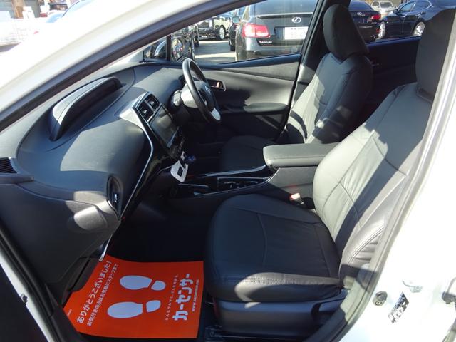 プリウス Ｓセーフティプラス　１年保証　新品ロクサーニ１９ＡＷ　フルエアロ　クルコン　専用シートカバー　クリアランスソナー　レーンアシスト　ドラレコ　新品タイヤ　メモリーナビ　Ｂカメラ　ＤＶＤ再生　ＣＤ録音　ブルートゥース　ＥＴＣ（49枚目）