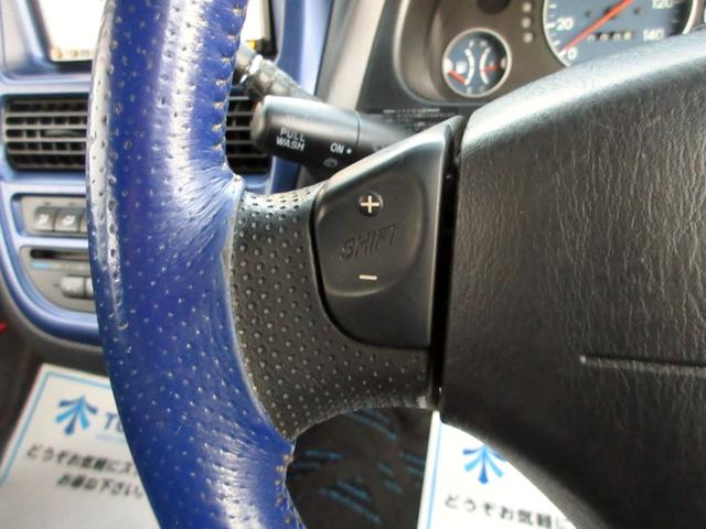 プレオ ＲＳリミテッドＩＩ　スーパーチャージャー　修復歴無し　車検：２年付き　タイミングベルト交換済み　ＭＴモード付き　純正アルミホイール　純正エアロ　ＨＤＤナビ　電動格納ミラー　パワーウインドウ　エアバック　オートエアコン（35枚目）