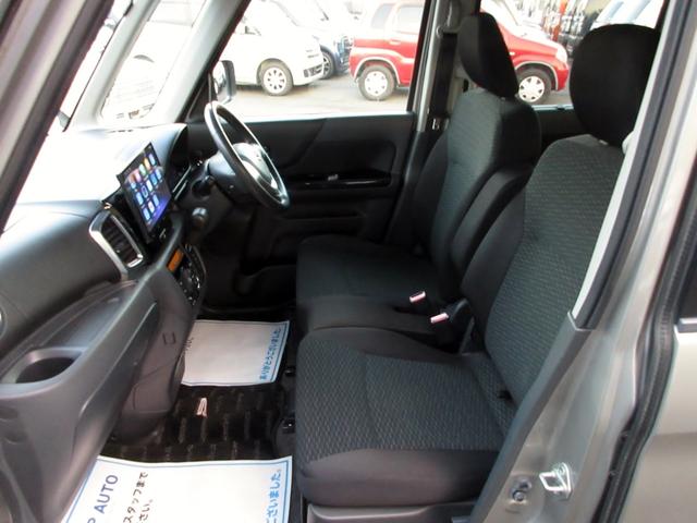 スペーシアカスタム TS ターボ 10インチandroidナビ Bluetooth対応 ETC 左右パワースライドドア 社外アルミホイール エアロ スマートキー タイミングチェーン スチールシルバーメタリック 革巻きハンドル(30枚目)