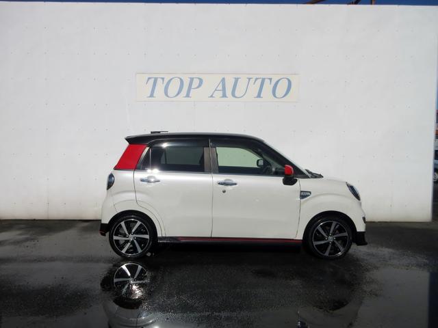 キャスト スポーツＳＡＩＩ　ターボ　修復歴無し　ツートン　ブレーキサポート　パドルシフト　メモリーナビ（Ｂｌｕｅｔｏｏｔｈ・フルセグ・ＤＶＤ）　バックカメラ　ＥＴＣ　ハーフレザーシート　シートヒーター　エアロ　アルミホイール（7枚目）