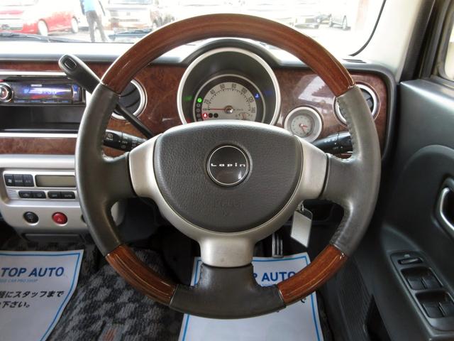 アルトラパン モード　修復歴無し　ウッドコンビハンドル　木目調パネル　メッキ丸形ミラー　タイミングチェーン　社外オーディオ（ＵＳＢ接続・ＡＵＸ・ＣＤ）　フォグライト　オートエアコン　パワーウインドウ　ドアバイザー　４ＡＴ（28枚目）