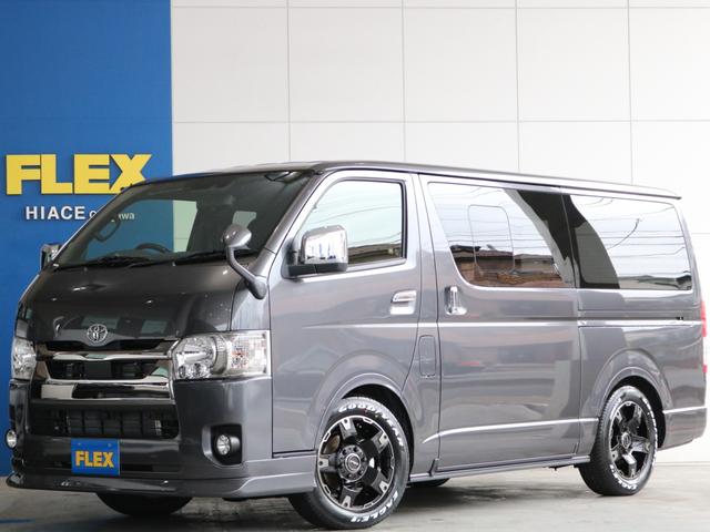 スーパーGL ダークプライムII ロングボディ FLEXカスタム ディーゼルターボ4WD寒冷地仕様 ナビ 後席フリップダウンモニター ベッドキット パノラミックビューモニター(47枚目)