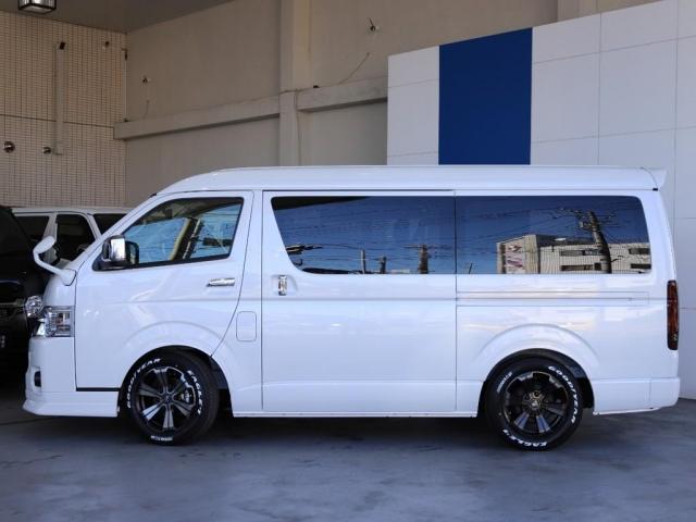 GL ロング FLEXカスタム FLEXシートカバー パナソニックブルーレイ再生ナビ 有機EL パノラミックビューモニター デジタルインナーミラー トヨタセーフティーセンス(19枚目)