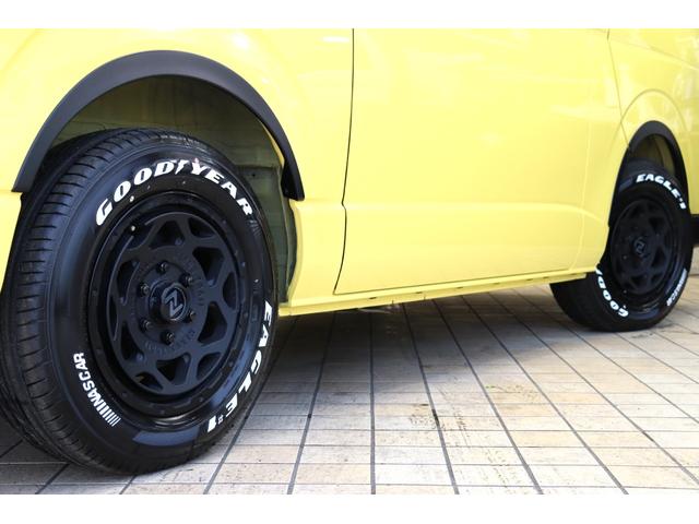 ロングスーパーGL Reクラシックキット 特設イエロー NT1アルミホイール ナスカータイヤ ブラックエディション プレステージLEDテールランプ アルパインBIG-Xナビ ETC2.0 オリジナルシートカバー(9枚目)