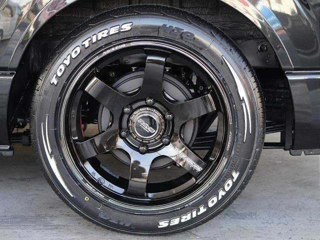 スーパーＧＬ　ダークプライムＩＩ　ＲＡＹＳ　ＴＥ３７鍛造１８インチホイール　ＴＯＹＯ　Ｈ３０タイヤ　カロッツェリア７インチナビ　ＥＴＣ２．０　ローダウン　フロントスポイラー　プレステージＬＥＤテール　オーバーフェンダー　ガソリン(13枚目)