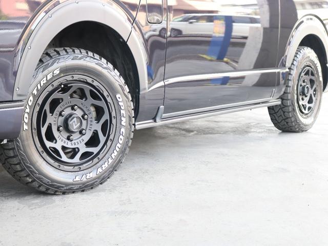 ハイエースバン スーパーGL ダークプライムII カロッツェリア7インチ ETC BUANフロントスポイラー ベッドキット ブラックエディション NT1・16インチAW オープンカントリー オーバーフェンダー ヴァレンティLEDテール フロアボード(33枚目)