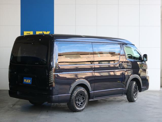 ハイエースバン スーパーGL ダークプライムII カロッツェリア7インチ ETC BUANフロントスポイラー ベッドキット ブラックエディション NT1・16インチAW オープンカントリー オーバーフェンダー ヴァレンティLEDテール フロアボード(37枚目)