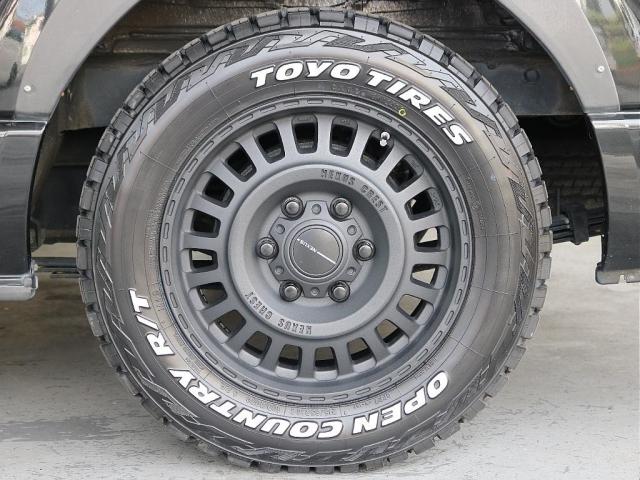 ハイエースワゴン GL アルパインBIG-Xナビ ETC シートカバー ルーフスピーカー オープンカントリー NC1・16インチAW フローリング リクライニング加工 ブラックエディション アルティメットLEDテールランプ(14枚目)