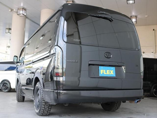ハイエースワゴン GL アルパインBIG-Xナビ ETC シートカバー ルーフスピーカー オープンカントリー NC1・16インチAW フローリング リクライニング加工 ブラックエディション アルティメットLEDテールランプ(20枚目)