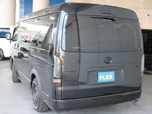 ハイエースワゴン GL アルパインBIG-Xナビ ETC シートカバー ルーフスピーカー オープンカントリー NC1・16インチAW フローリング リクライニング加工 ブラックエディション アルティメットLEDテールランプ(38枚目)